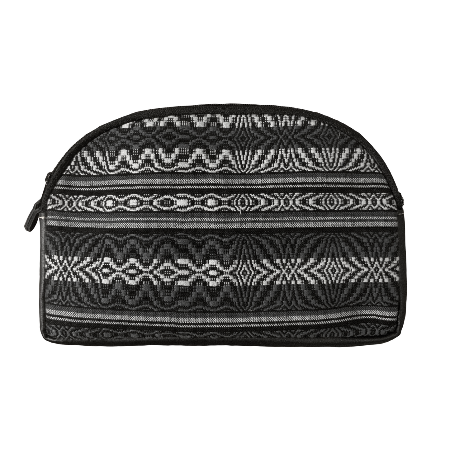 Black Wave Guatemalan Cosmetic Bag