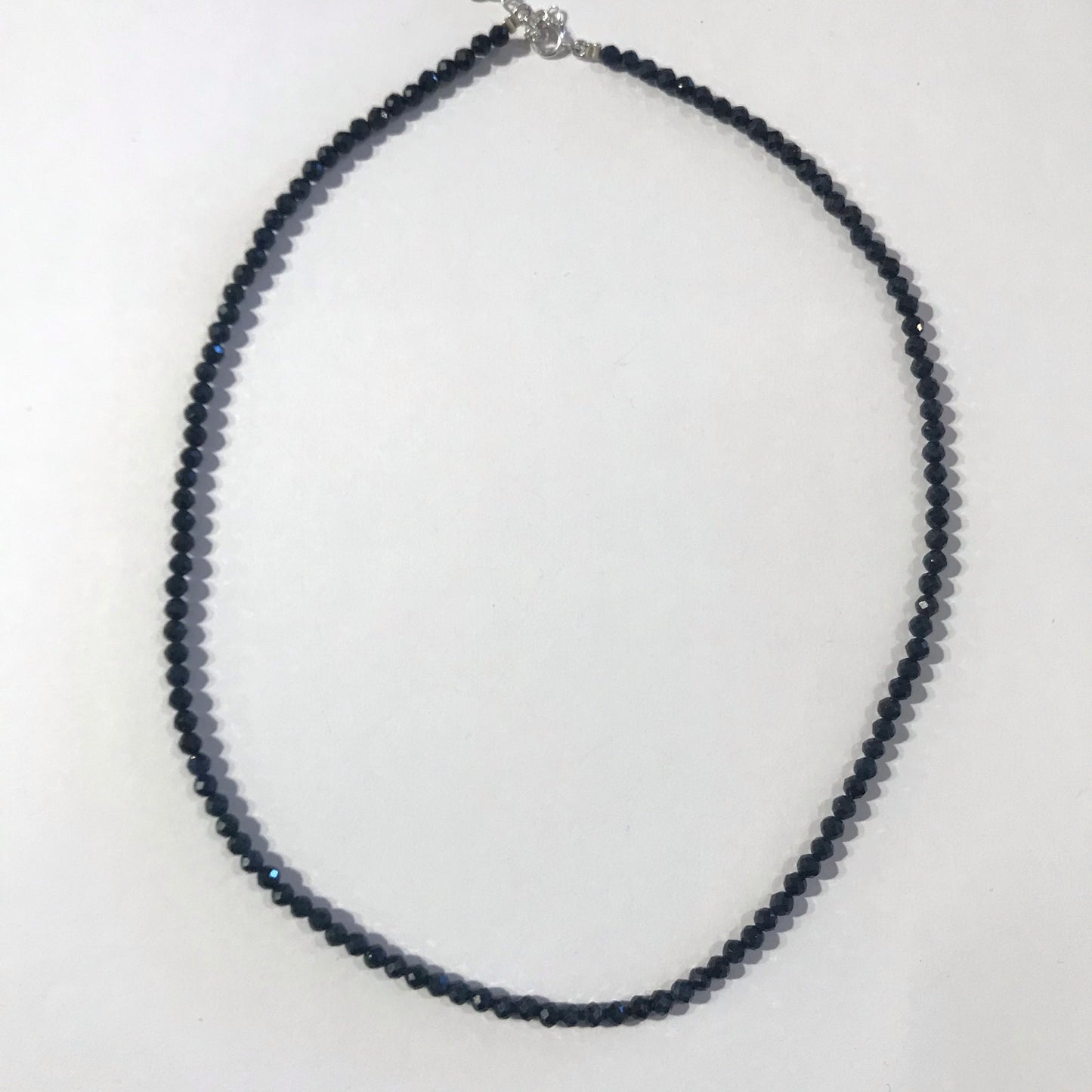 Beaded White Sapphire Necklace