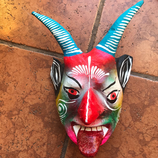 Paper Mache Devil Mask