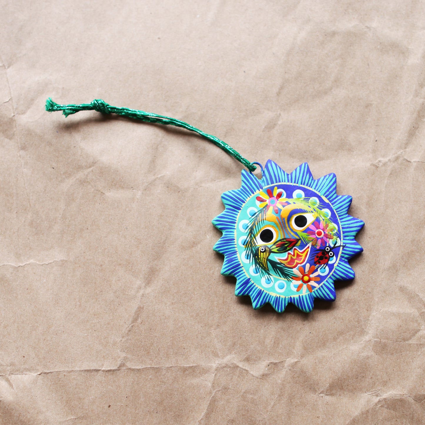 Ceramic Sun Ornament